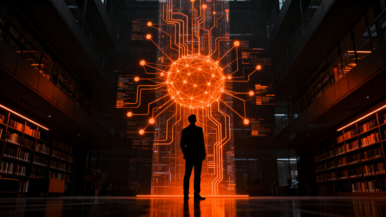 CEO y liderazgo C-level capacitándose en inteligencia artificial para la transformación estratégica corporativa.