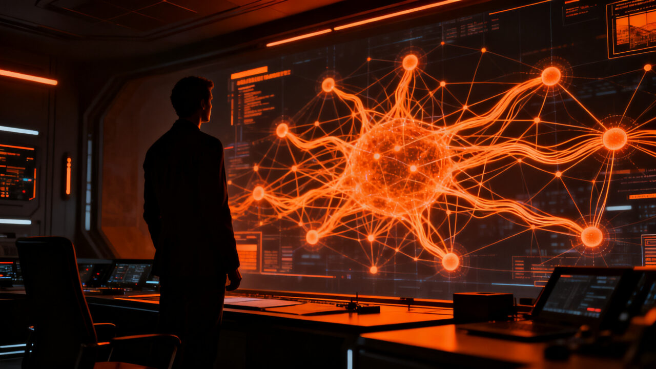 El Chief AI Officer liderando la estrategia y gobernanza de IA en un entorno corporativo moderno.