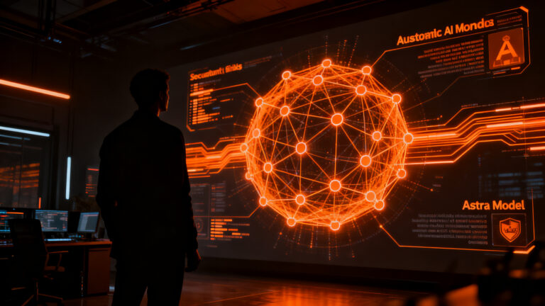 Experto en ciberseguridad analizando redes de agentes autónomos de IA y el modelo Astra de OpenAI.