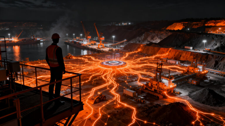 Despliegue de redes privadas 5G para automatización industrial en minería y puertos de Perú por Claro Empresas.
