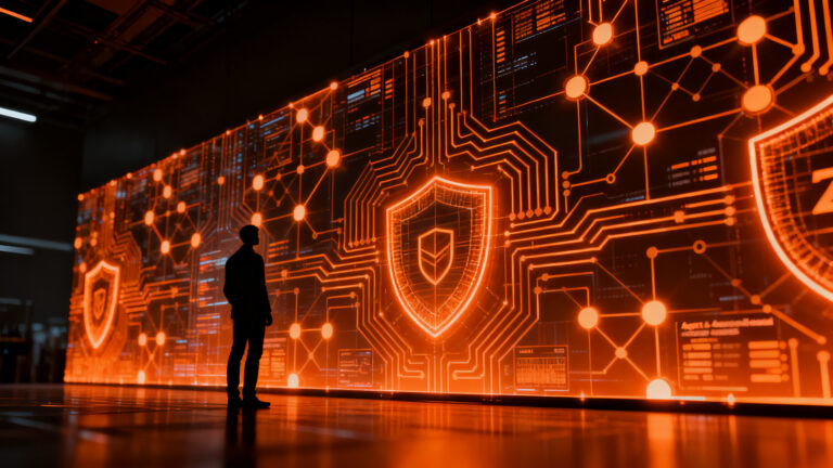 Arquitectura de seguridad para agentes IA basada en Cloudflare Agent Access Model protegiendo datos corporativos.