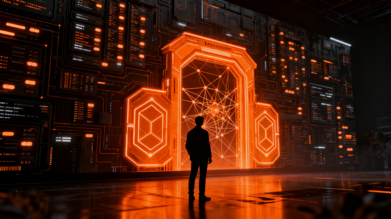 Arquitectura de seguridad para agentes de IA en Cloudflare OS, mostrando el despliegue de tecnología open source empresarial.