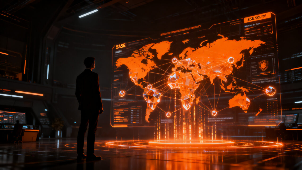 Estratega de ciberseguridad protegiendo infraestructura digital de amenazas post-cuánticas en un entorno empresarial avanzado.