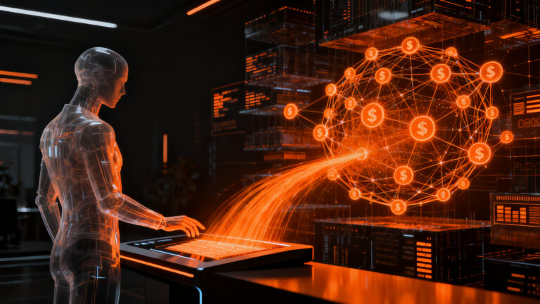 Agente de IA gestionando identidad digital y pagos automáticos mediante Cloudflare Wallets para startups.