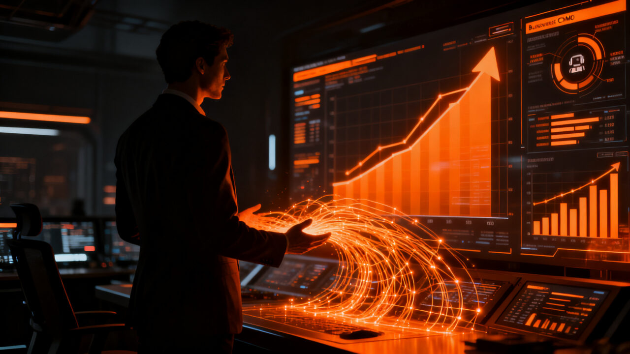 El CMO en startups tech liderando el crecimiento y la estrategia basada en inteligencia artificial y datos.