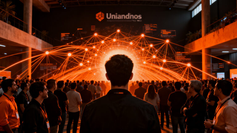Multitud de emprendedores y líderes tech en la Colombia Tech Week 2026 en Bogotá, impulsando el ecosistema startup en Latinoamérica.