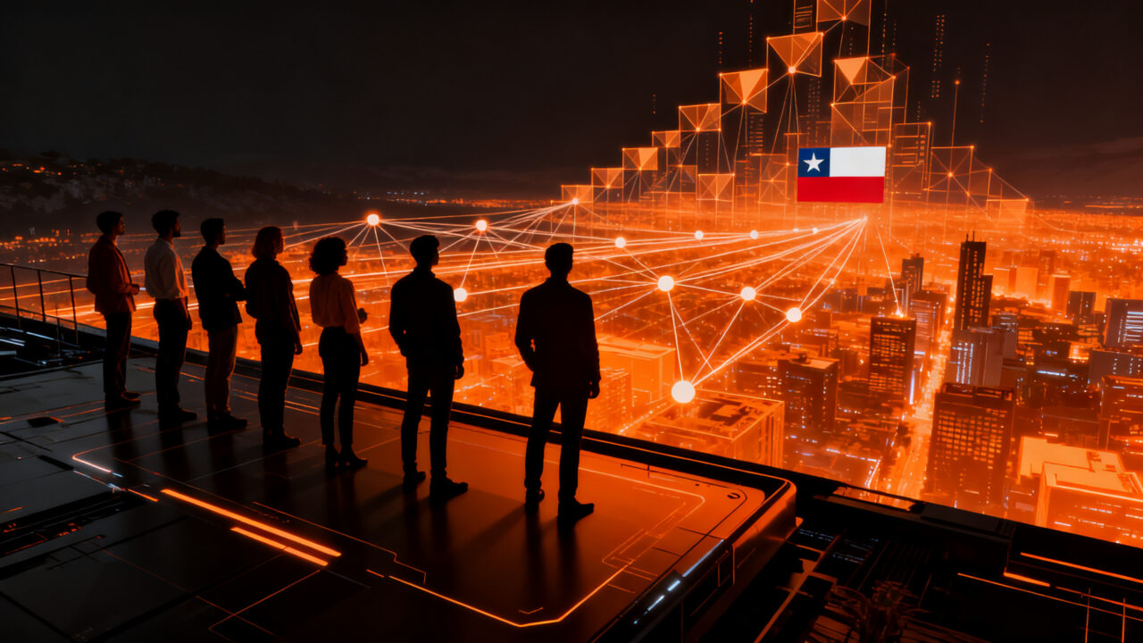 Startups chilenas seleccionadas por Corfo para programas de escalamiento, representando innovación, fondos públicos y crecimiento tecnológico.