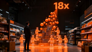 Agentes de IA triplican uso en empresas con retail liderando 18x crecimiento en 2026