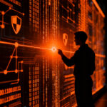 Fundador de startup evaluando la seguridad de software open source en un entorno de ciberseguridad, representando la gestión de vulnerabilidades y la toma de decisiones técnicas.