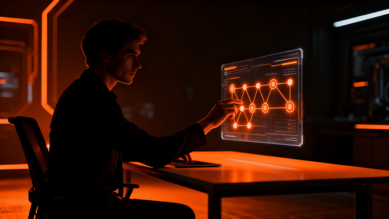 Profesional configurando ajustes de privacidad para desactivar IA intrusiva y optimizar la productividad en su entorno de trabajo digital.