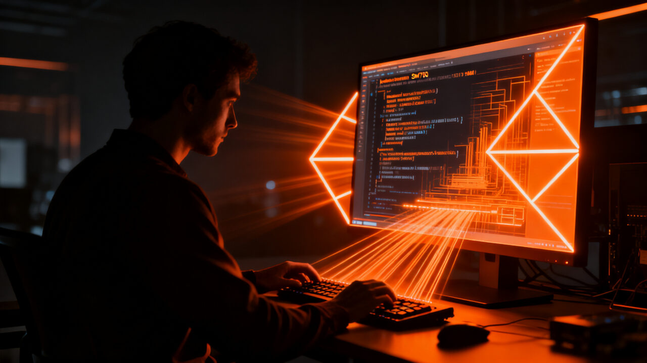 Ingeniero trabajando en código de driver open source para GPU Silicon Motion SM750 en Linux, optimizando salida HDMI ultrawide.