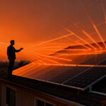 Startup chilena Edify instalando paneles solares en techos residenciales para eficiencia energética y ahorro en calefacción.
