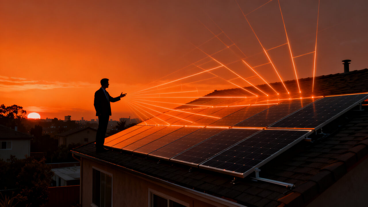 Startup chilena Edify instalando paneles solares en techos residenciales para eficiencia energética y ahorro en calefacción.