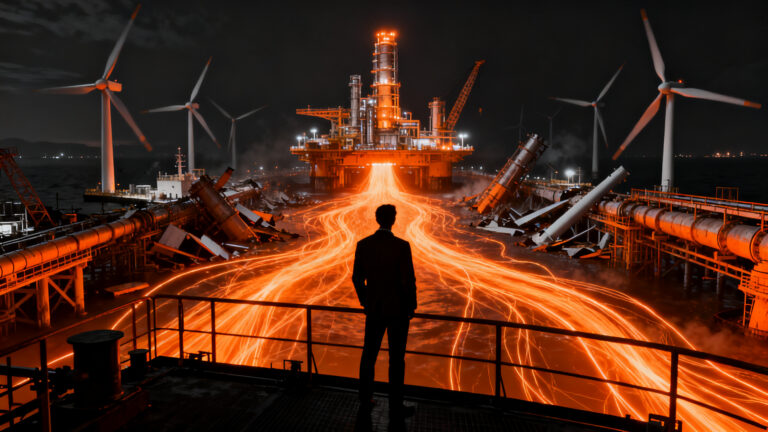 Acuerdo multimillonario entre EEUU y RWE para cancelar proyectos de energía eólica y redirigir inversiones hacia gas natural.