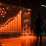 Mujer emprendedora liderando innovación tecnológica en Nuevo León, representando el programa Ella Emprende 2026.