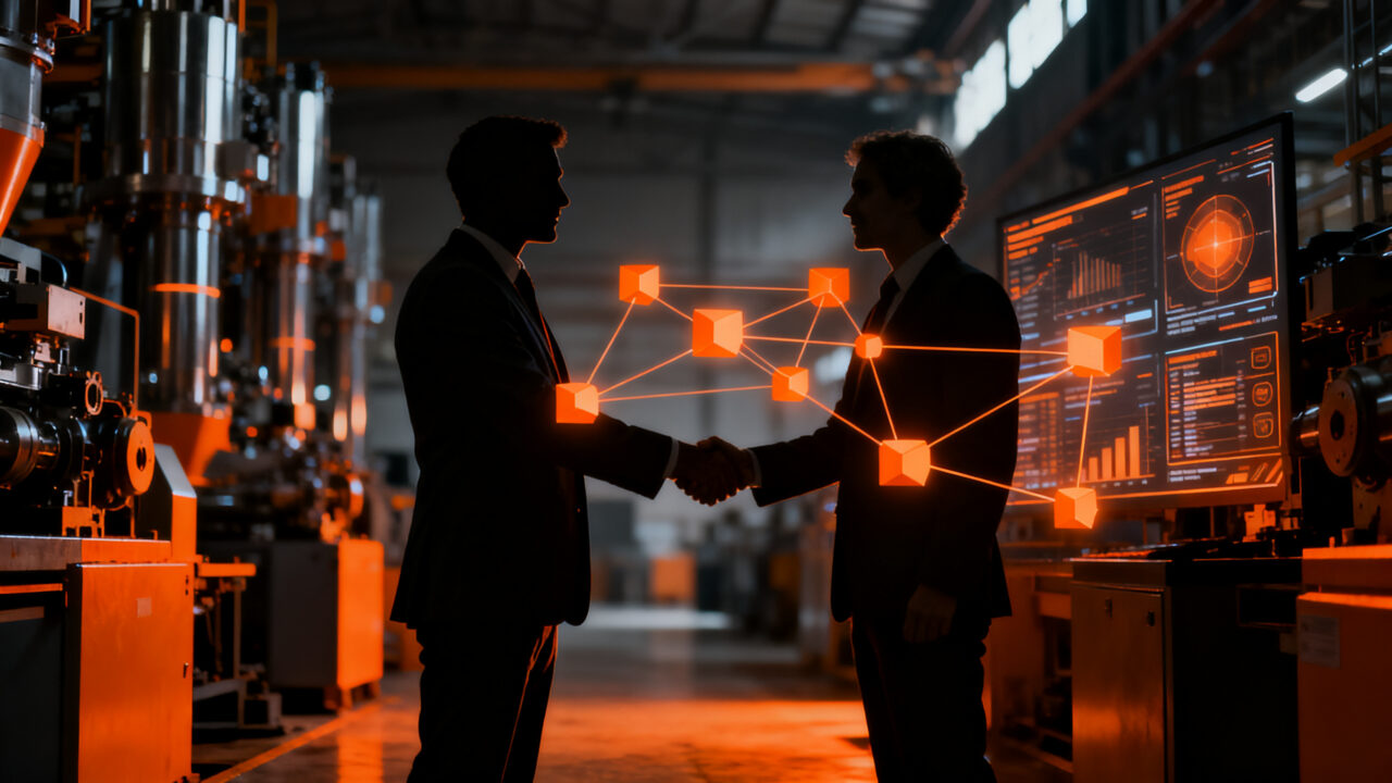 Empresarios en networking industrial en Torreón buscando oportunidades de negocio B2B y proveedores.