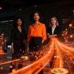 Tres emprendedoras mexicanas celebran el éxito de sus startups de IA tras ganar financiamiento en eNOVADORAS 2026.