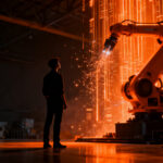 Formación técnica en robótica industrial y automatización para combatir la escasez de talento en empresas.