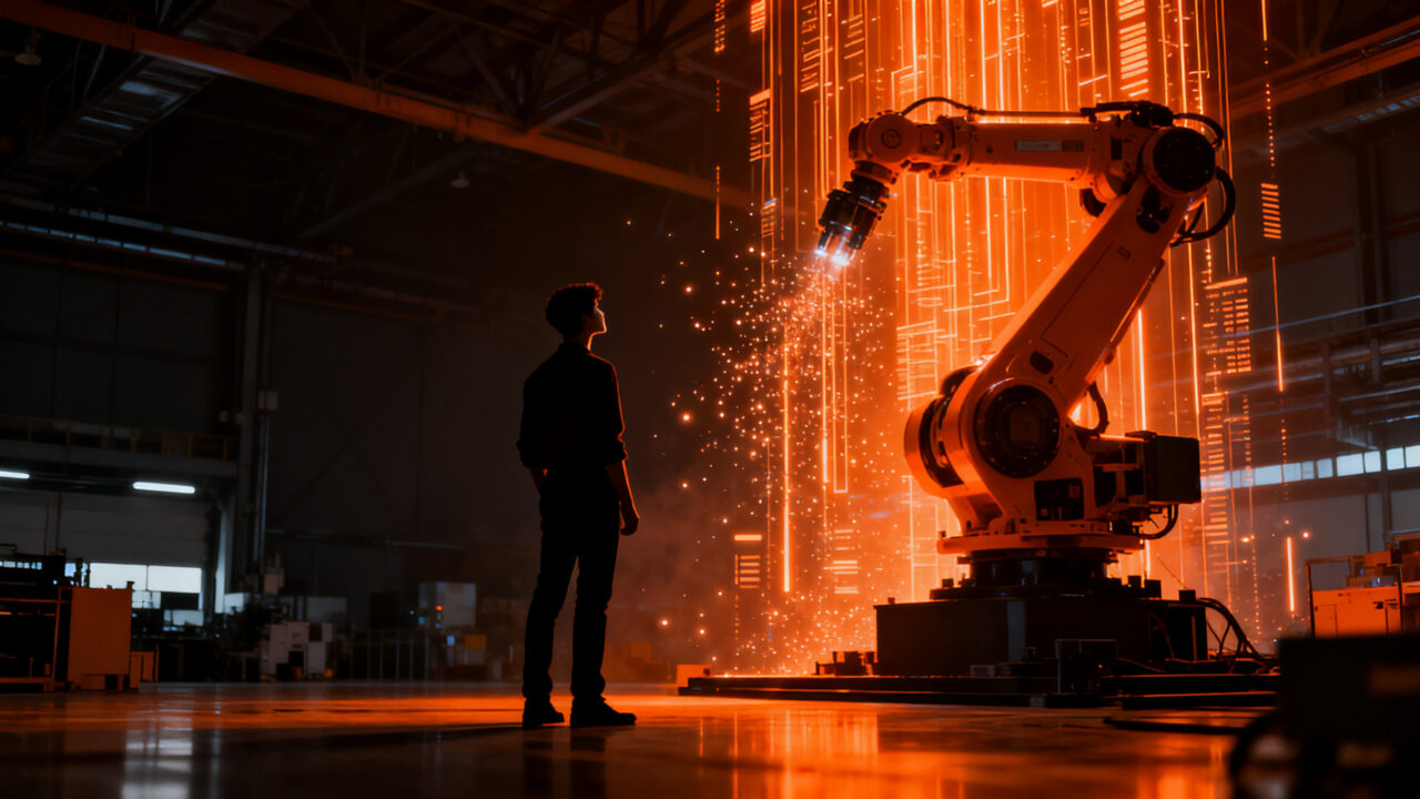 Formación técnica en robótica industrial y automatización para combatir la escasez de talento en empresas.