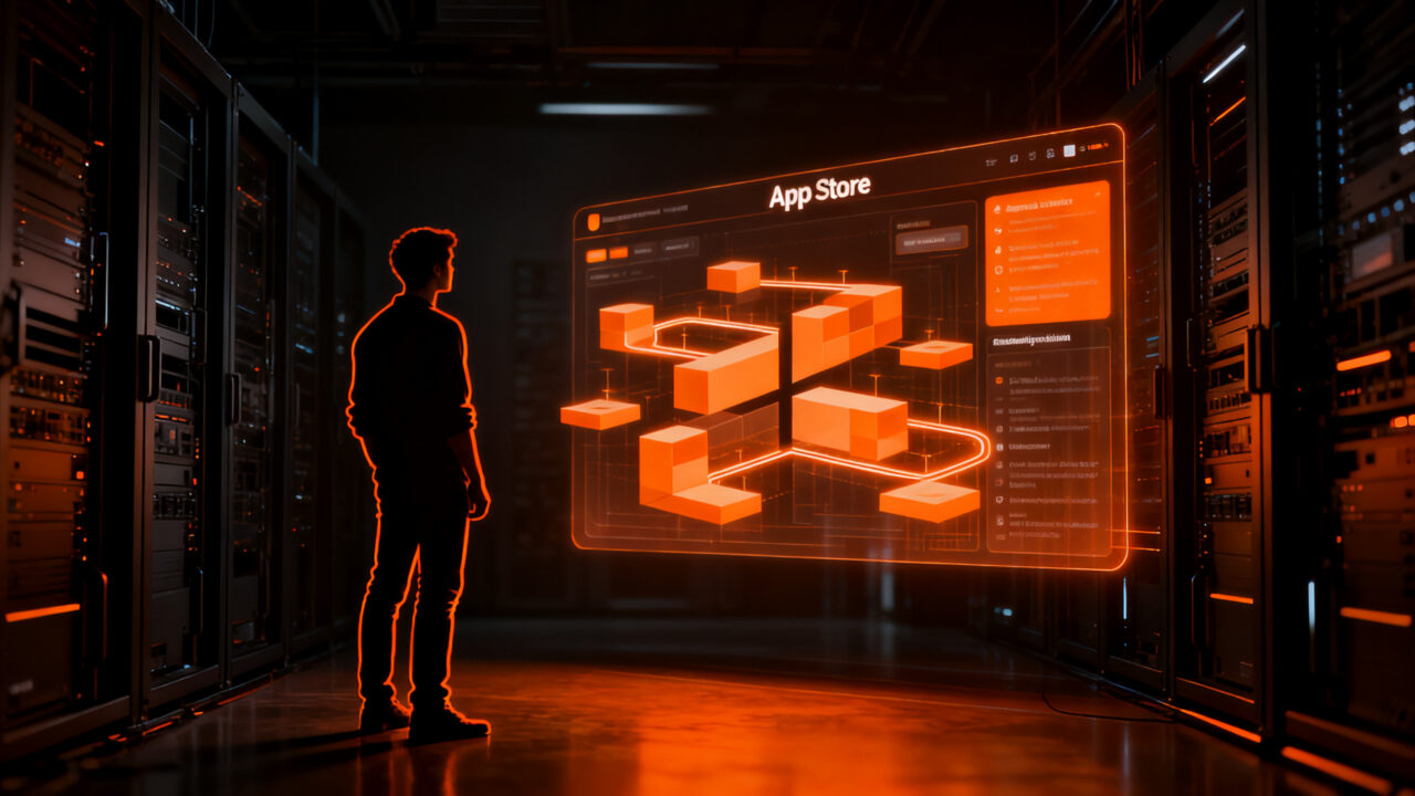 Desarrollador de software analizando estrategias financieras para reducir comisiones en la App Store de Apple hacia 2026.
