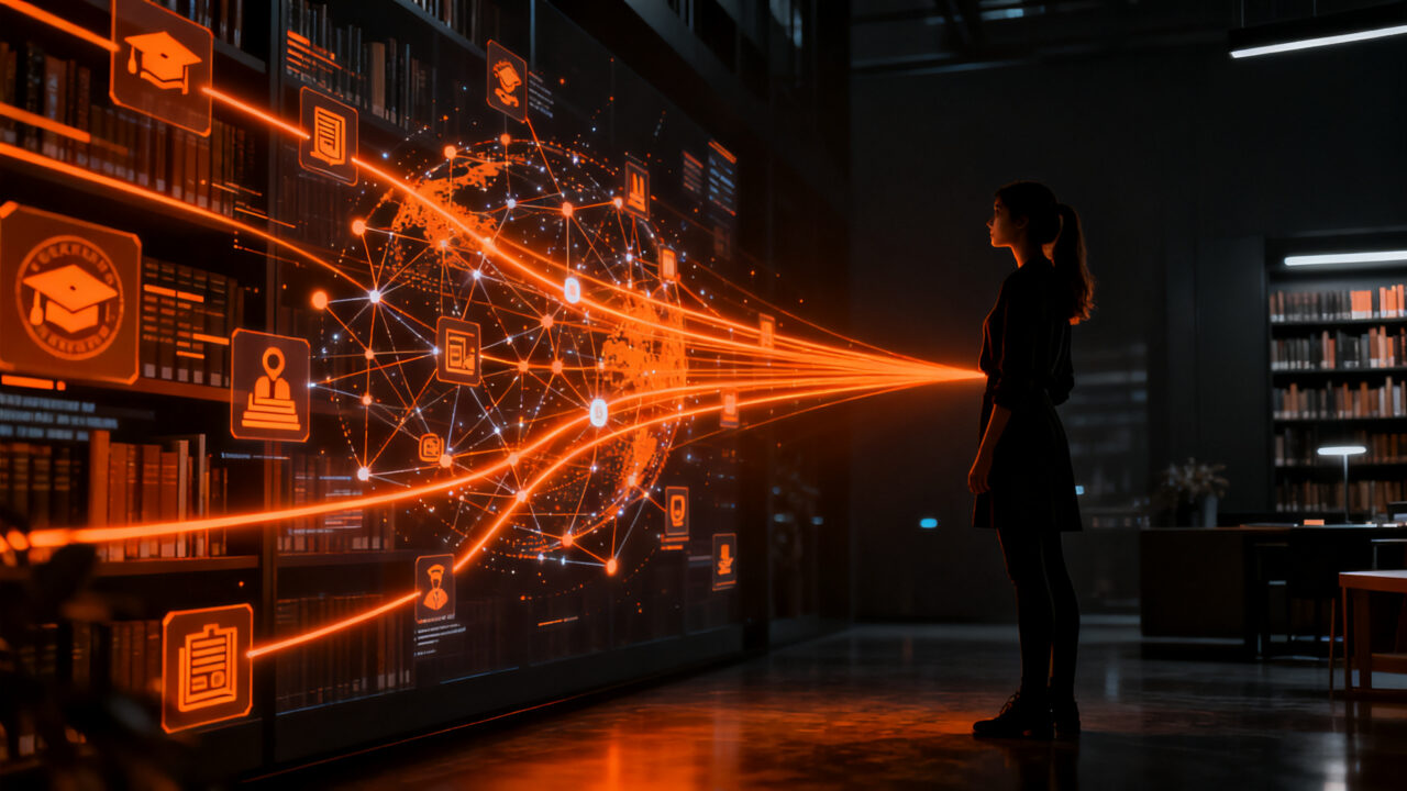 Ana Claudia Merlo, creadora de FellowBridge, utilizando inteligencia artificial para facilitar el acceso a becas universitarias en Latinoamérica.
