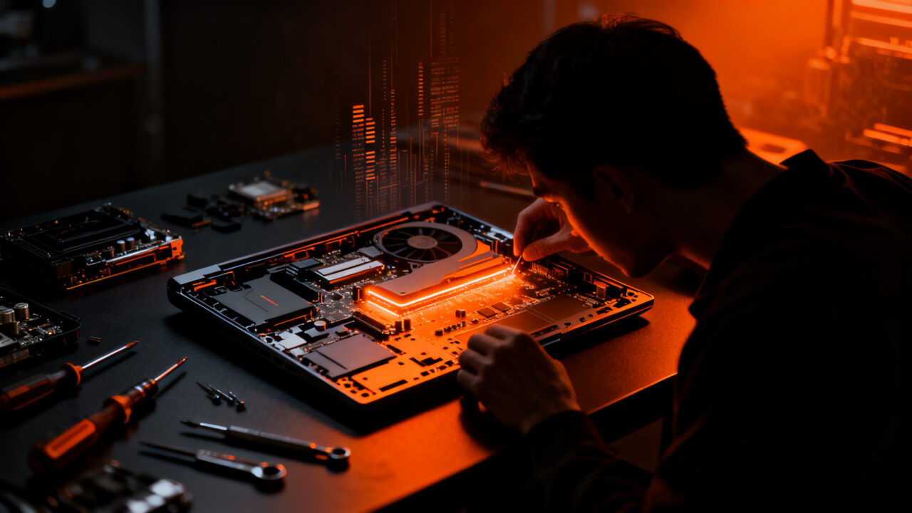 Fallo en la actualización de BIOS en Framework Laptop, analizando los retos del derecho a reparar y la fiabilidad en hardware startup.