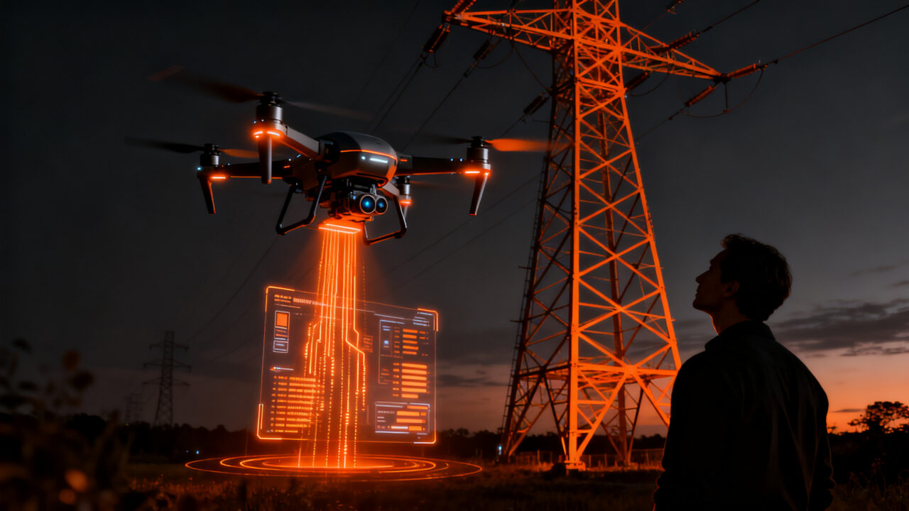Startup Fuvex utiliza drones con IA para inspección de infraestructuras eléctricas, representando la soberanía tecnológica europea.