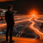 Diego Fleischmann, founder de la fintech Galgo, en una representación visual de alianzas estratégicas y expansión regional tras cerrar inversión con Uber.