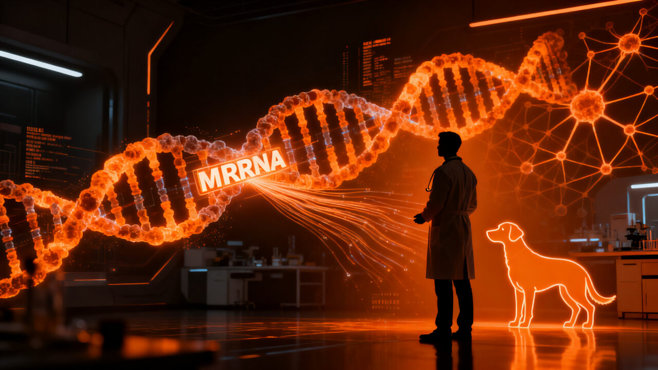 Startup biotecnológica Gamgee utiliza IA para crear vacunas de mRNA contra el cáncer en perros a bajo costo.