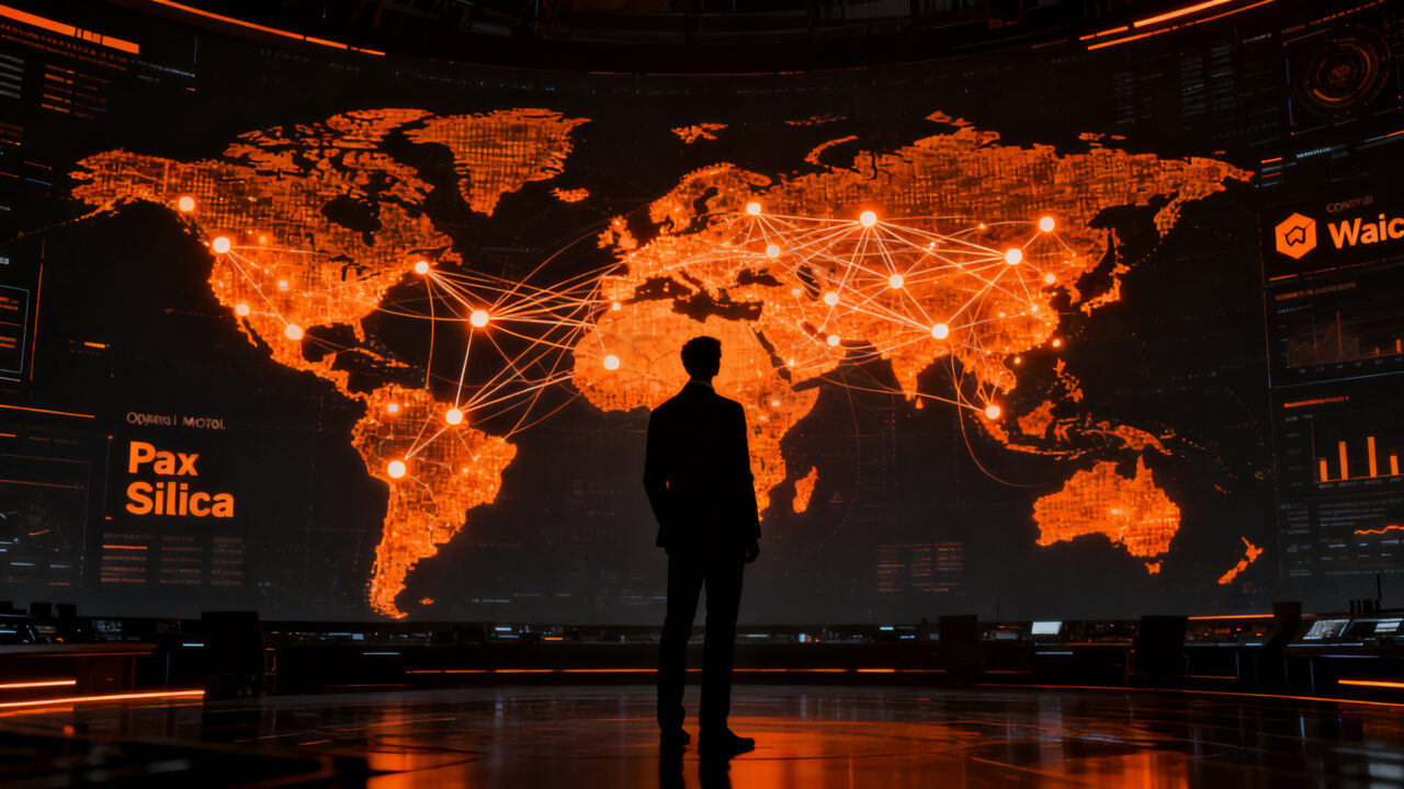Estratega analizando la geopolítica de la IA y la soberanía digital en un entorno tecnológico global.