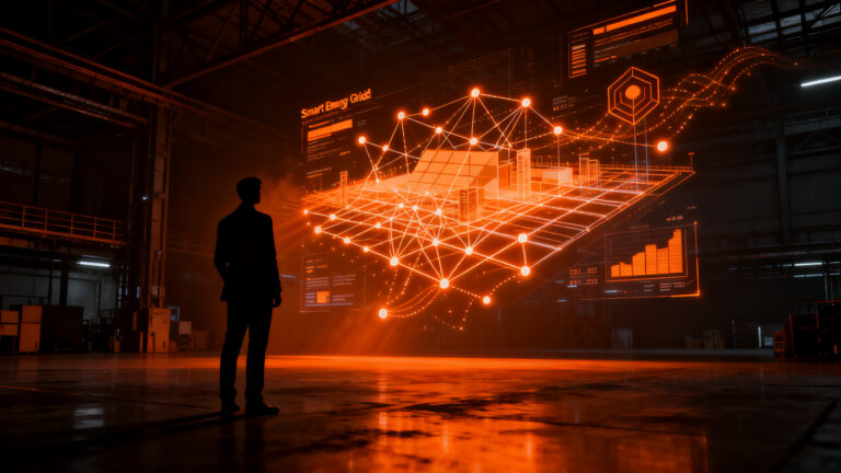 Gestión energética inteligente con IA e IoT para mejorar la eficiencia operativa y sostenibilidad empresarial.
