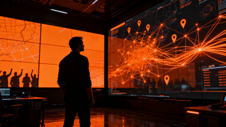 Análisis de ética tecnológica y privacidad en startups de vigilancia ante el monitoreo gubernamental de activistas.