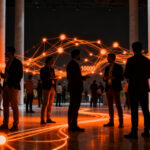 Networking estratégico entre emprendedores e inversores en el Gofest 2026, impulsando el ecosistema startup en Bogotá.