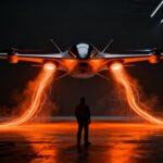 Avión eléctrico de Heart Aerospace despegando, simbolizando la innovación en tecnología híbrida y el futuro de la aviación sostenible.
