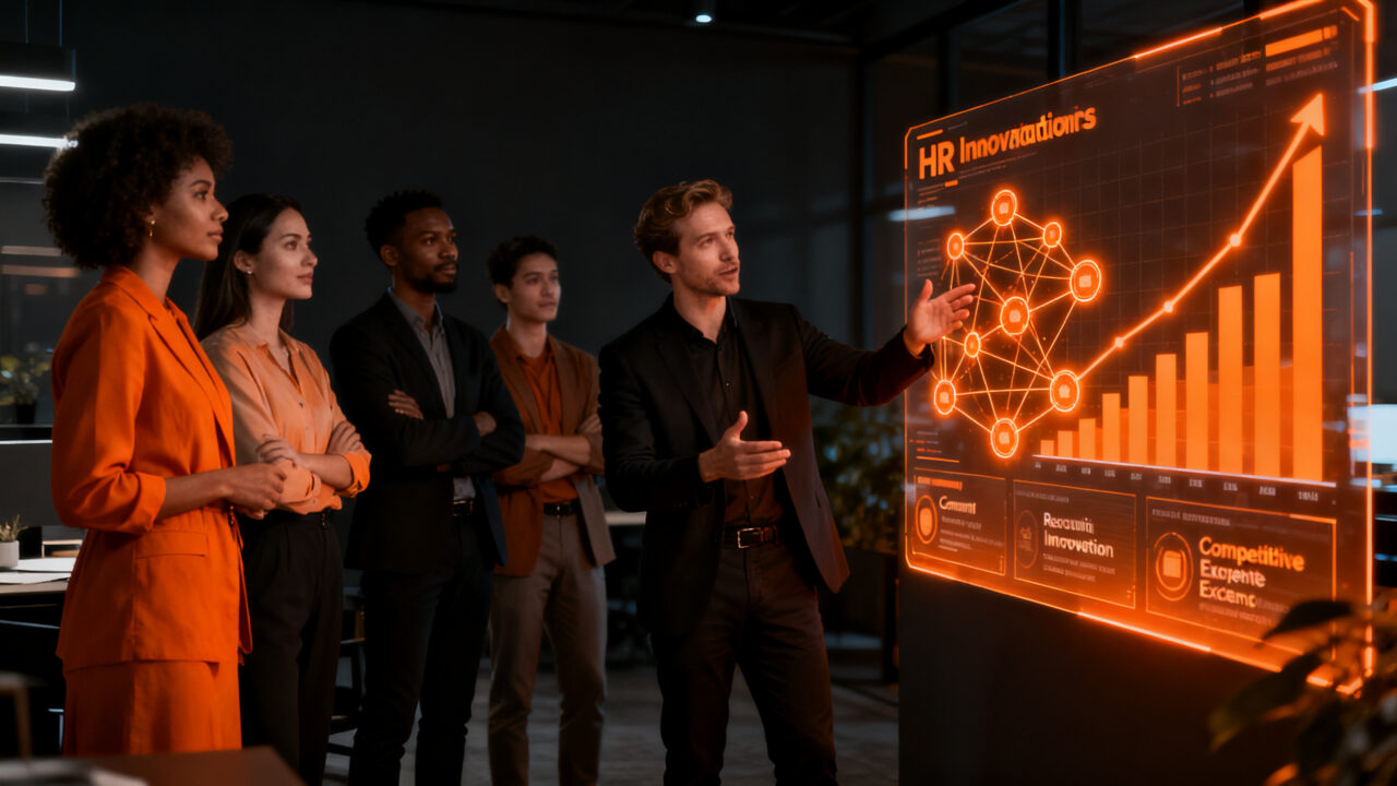 Participantes en la HR Startup Competition 2026, destacando la innovación en recursos humanos y tecnología HRTech.