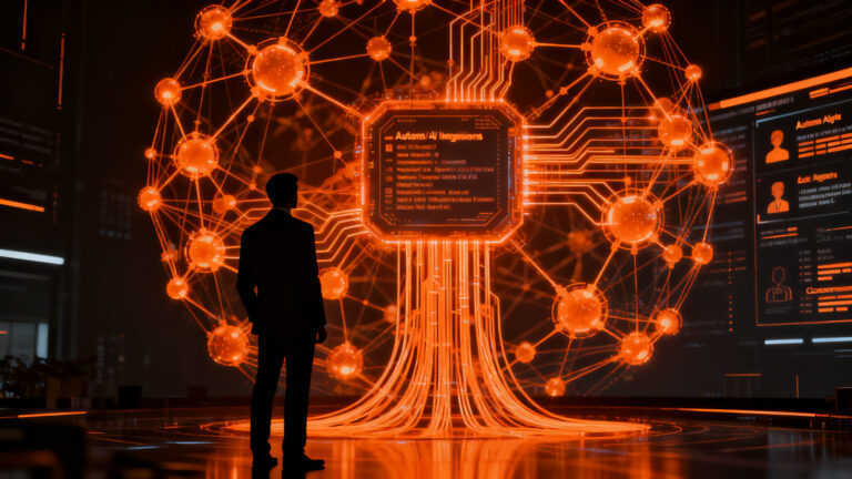 IA agéntica transformando el servicio al cliente con automatización autónoma para startups.