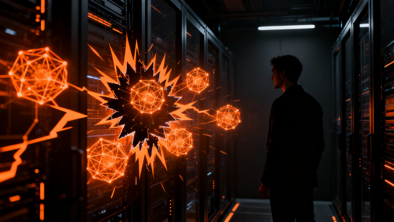 Agentes de inteligencia artificial autónoma planteando riesgos de ciberseguridad y hacking para empresas y startups.