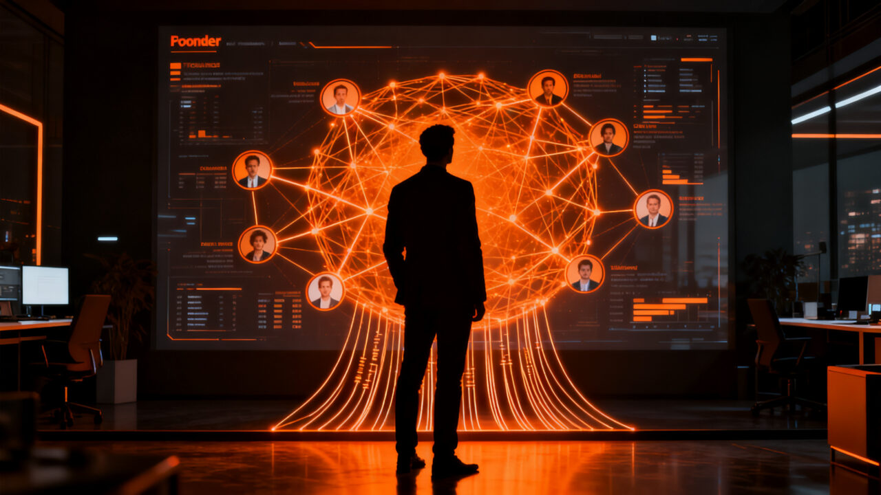 Líder de startup utilizando inteligencia artificial para optimizar el reclutamiento de talento humano en 2026.