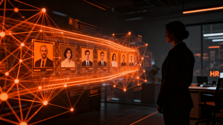 IA en reclutamiento 2026: balance entre datos y criterio humano para la selección de talento en startups.