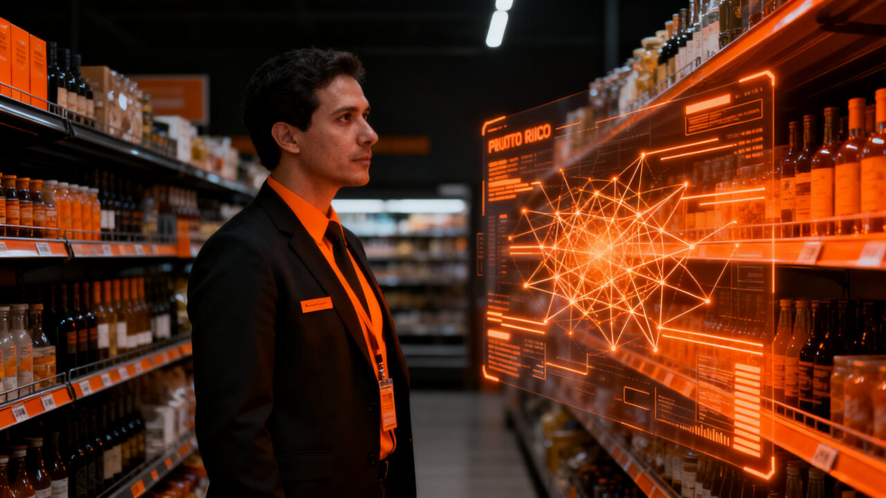 Innovación tecnológica en supermercados de Puerto Rico mediante inteligencia artificial y eficiencia operativa en retailtech.