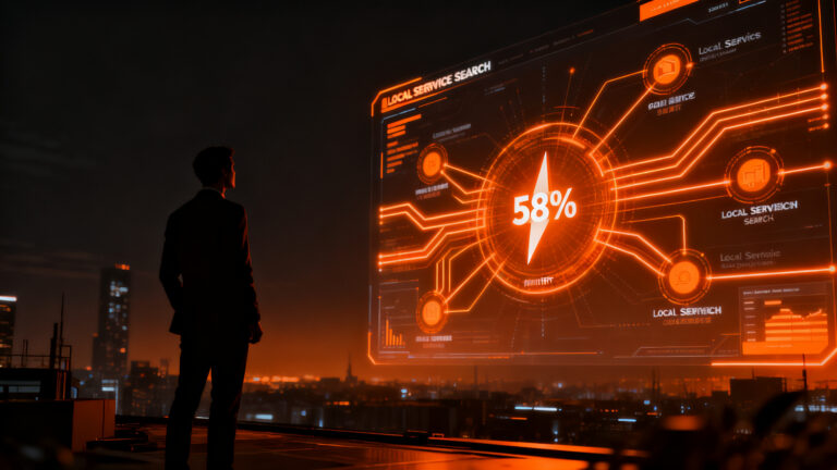 Análisis de impacto de la IA en la búsqueda de servicios locales para startups B2B y negocios digitales.