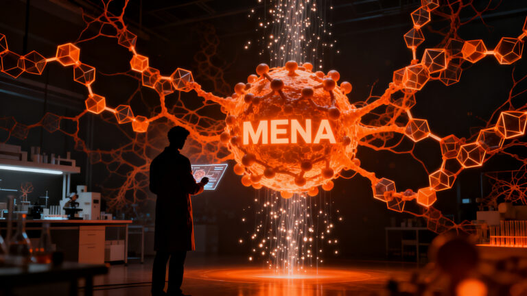 Startup biotech Innorna y su terapia de ARNm nominada al Prix Galien, simbolizando la innovación en biotecnología y validación regulatoria.