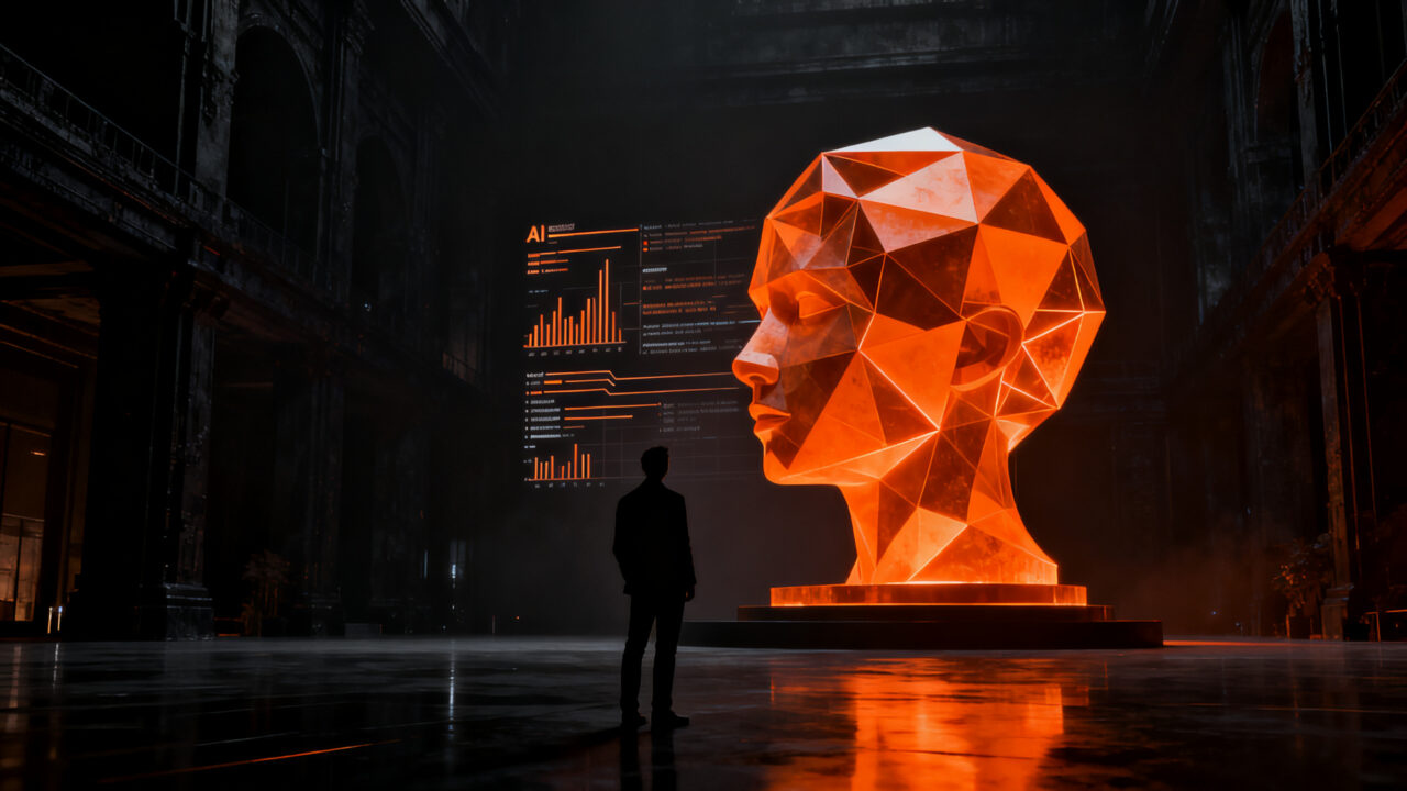 Estratega de startups analizando innovación y pensamiento creativo frente a la inteligencia artificial.