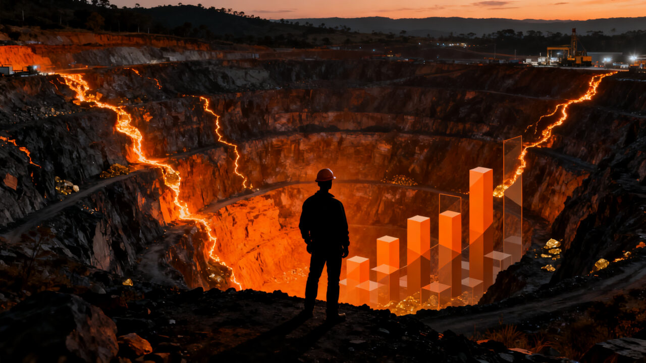 Inversión minera de Newmont en Cerro Negro, Santa Cruz, impulsada por el precio del oro en máximos históricos.