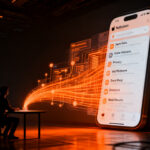 Desarrollador implementando notificaciones push web autoalojadas para iOS utilizando Cloudflare Workers, enfocado en privacidad y control total.