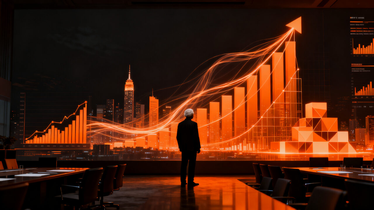 Warren Buffett y el legado de inversión en Berkshire Hathaway, representando la estrategia de asignación de capital a largo plazo.
