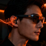Gafas inteligentes con IA auditiva de la startup Legato, tecnología wearable de salud para mejorar la audición.