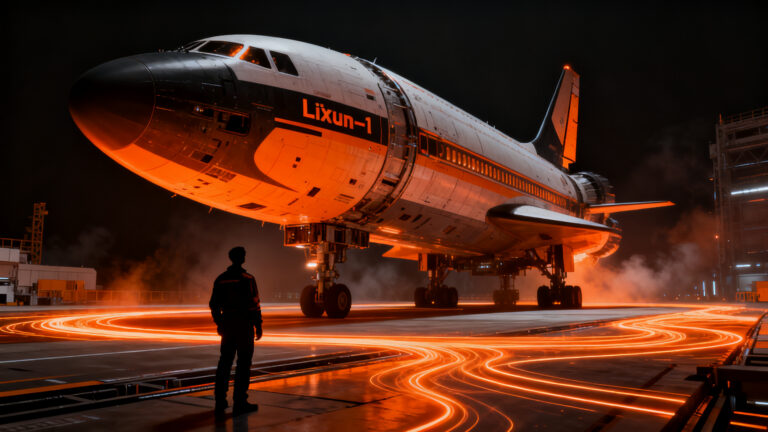 Lanzamiento del cohete Lixun-1 de CAS Space, representando el avance de la infraestructura espacial comercial y el transporte orbital.