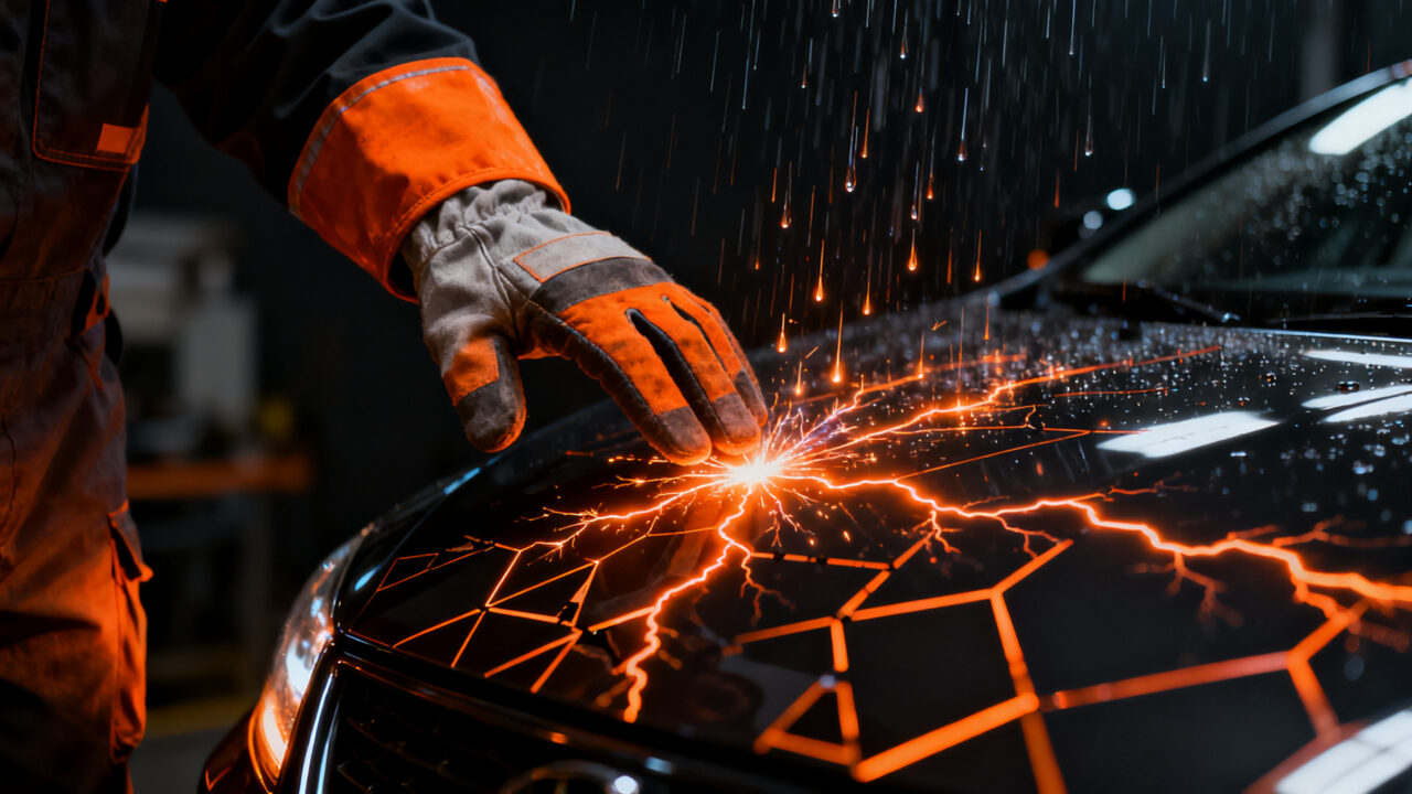 Estudio del Max Planck sobre la corrosión de recubrimientos por gotas de lluvia electrificadas en el sector automotriz.
