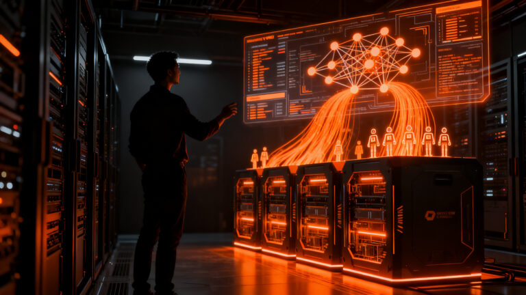 Infraestructura de máquinas virtuales persistentes para agentes de IA de Machine0, optimizando el despliegue con GPU y CLI.